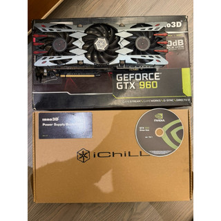 ⚠️描述一定要看‼️二手顯示卡 GTX 960 ichill INNO3D帶原盒子原碼包裝盒 可議價 二手出售不退換喔