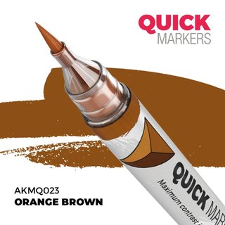 AKMQ023 - AK Quick Marker - Orange Brown - 橘棕色