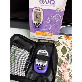 （二手）寵物血糖機+針+試紙/貓狗專用血糖機