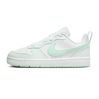 NIKE COURT BOROUGH LOW RECRAFT GS 女 大童 休閒鞋 白綠-FZ3539100