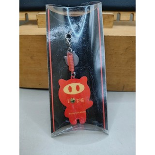 全新獨特收藏-SE忍者豬吊飾-遠傳獨家限量贈品-便宜賣-Sony Ericsson 的絕版豬豬造型吊飾
