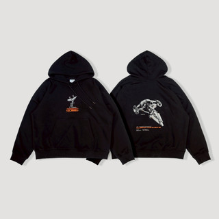 【QUEST】現貨 QUEST SPACESHIP HOODIE 飛船圖案 帽T 黑色