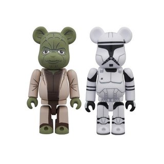 Image. 台中逢甲店 BE RBRICK 100% STAR WARS YODA & CLONE TROOPER