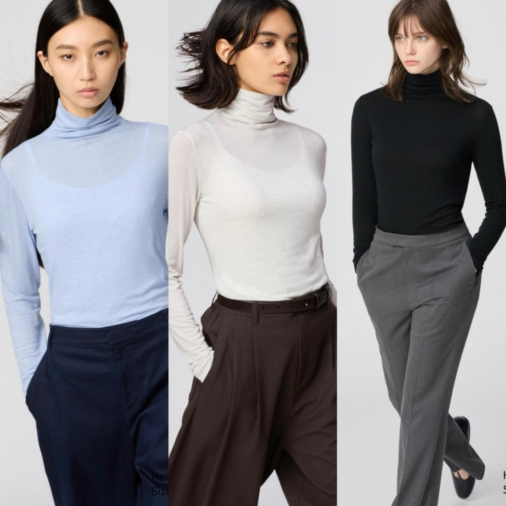 Uniqlo HEATTECH極暖喀什米爾發熱衣｜在台現貨｜高領長袖｜日本採購直運回台