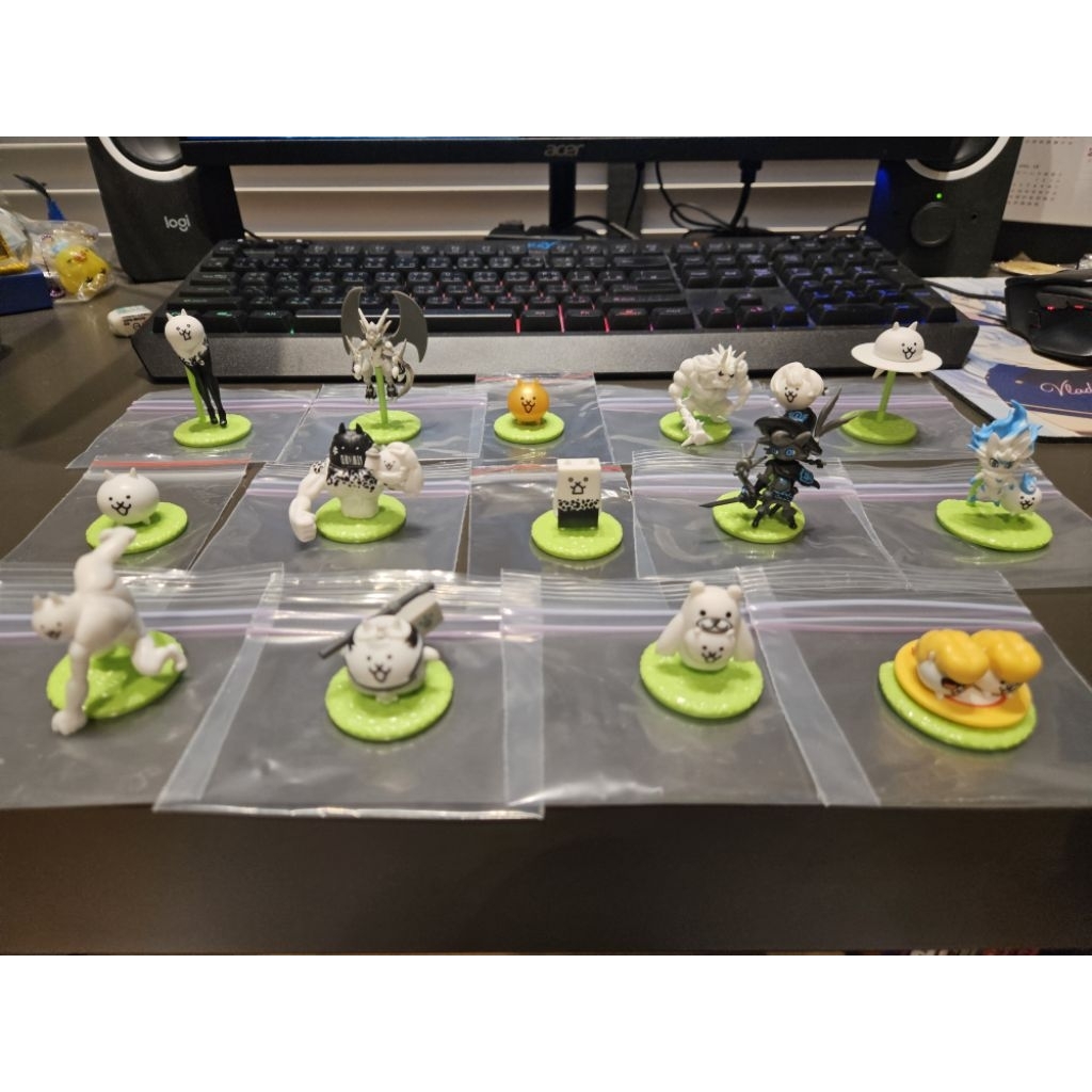 (日本空運) 貓咪大戰爭 日本 景品 覺醒姆特貓 皇獸黑暗牙王 狗狗 黑傑 白佛  娃娃 模型 SK JAPAN