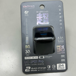 ONPRO UC-2P01 30W PRO Type-C+USB-A PD快充充電器