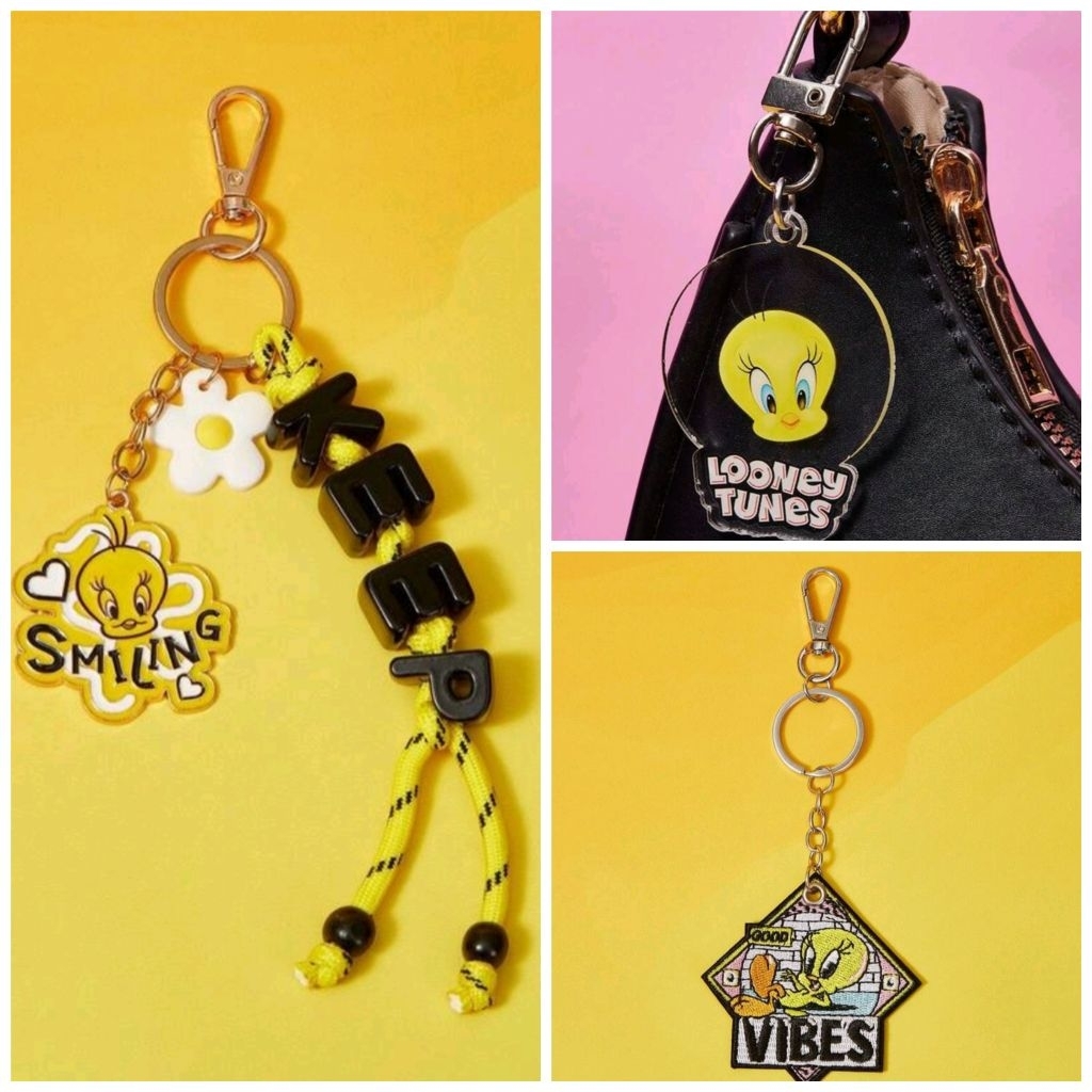 吉祥兔賣場🐇現貨免運🍊樂一通 崔弟 鑰匙圈 掛飾 包包掛件 掛件 吊飾 鑰匙扣 金絲雀 崔迪 崔蒂 Tweety 翠迪鳥