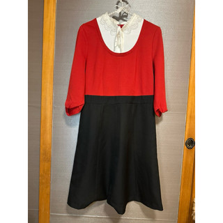 專櫃品牌上田服飾FASHION MAGIC春秋洋裝👗（近新）尺寸38(M—L)
