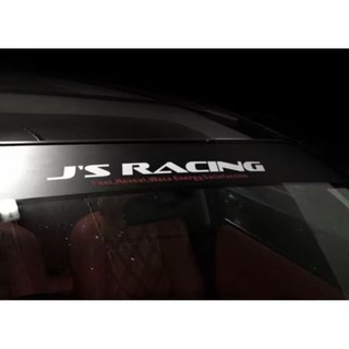 現貨 本田 j's racing 改裝 貼紙 JS 前檔貼紙 CRV CIVIC FIT HRV