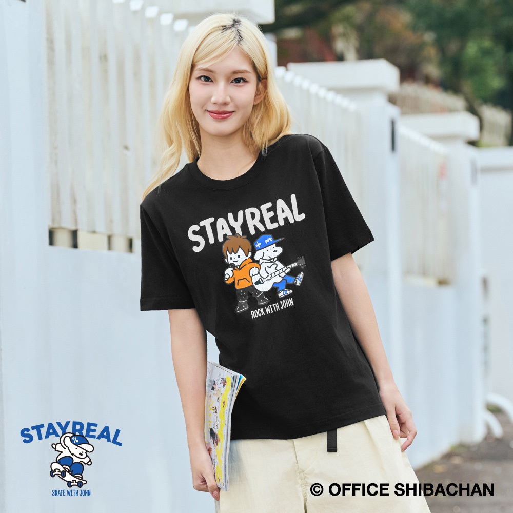 JOHN x STAYREAL 搖滾信仔T