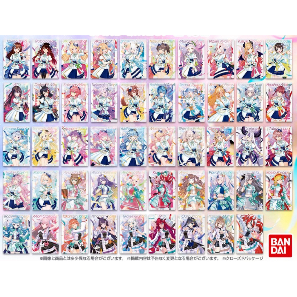 𓊆ྀི帶你老婆回家𓊇ྀི 萬代 Hololive Production 威化餅 餅卡乾 Vol.3 第三彈