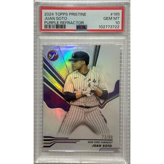 2024 Juan Soto pristine purple refractor psa 10 73/99 索托 洋基