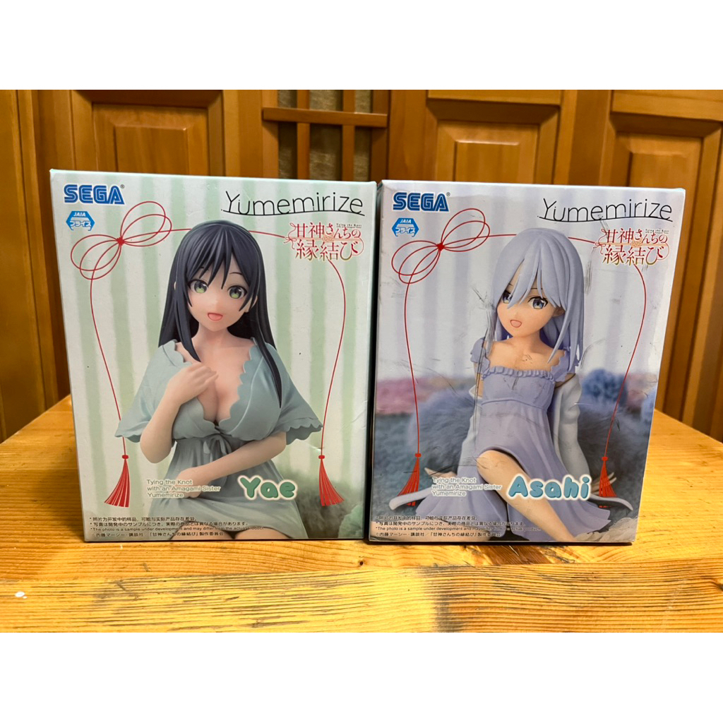 🐻SEGA 結緣甘神神社 Yumemirize 甘神朝姬 甘神夕奈 甘神夜重 公仔-全新未拆