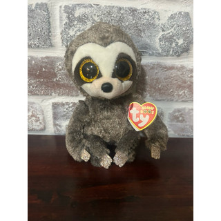 近全新 TY Beanie Boos 樹懶 Dangler 絨毛娃娃 大眼系列 原吊牌收藏款