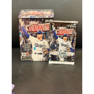2025 Topps Stadium Club Baseball Blaster Box 棒球卡盒/包
