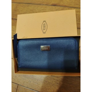 TOD'S好看拉鍊長夾TODS氣質長夾