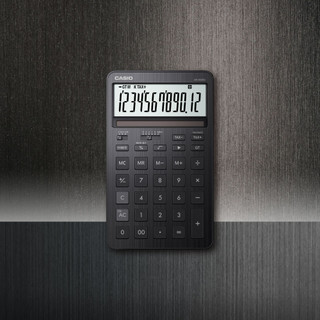 CASIO卡西歐 12位數Stylish系列計算機/JW-200DQ-BK
