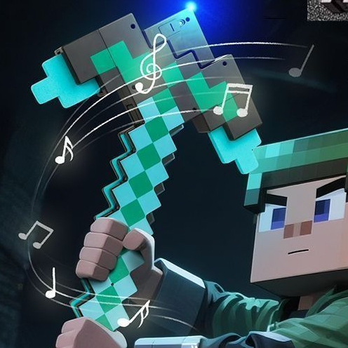 【臺灣出貨👾免運】好玩麥塊變形鑽石劍鎬模型👾創意變形鑽石劍 MC世界弓箭道具公仔 重錘子斧模型  麥塊武器模型鑽石斧公仔