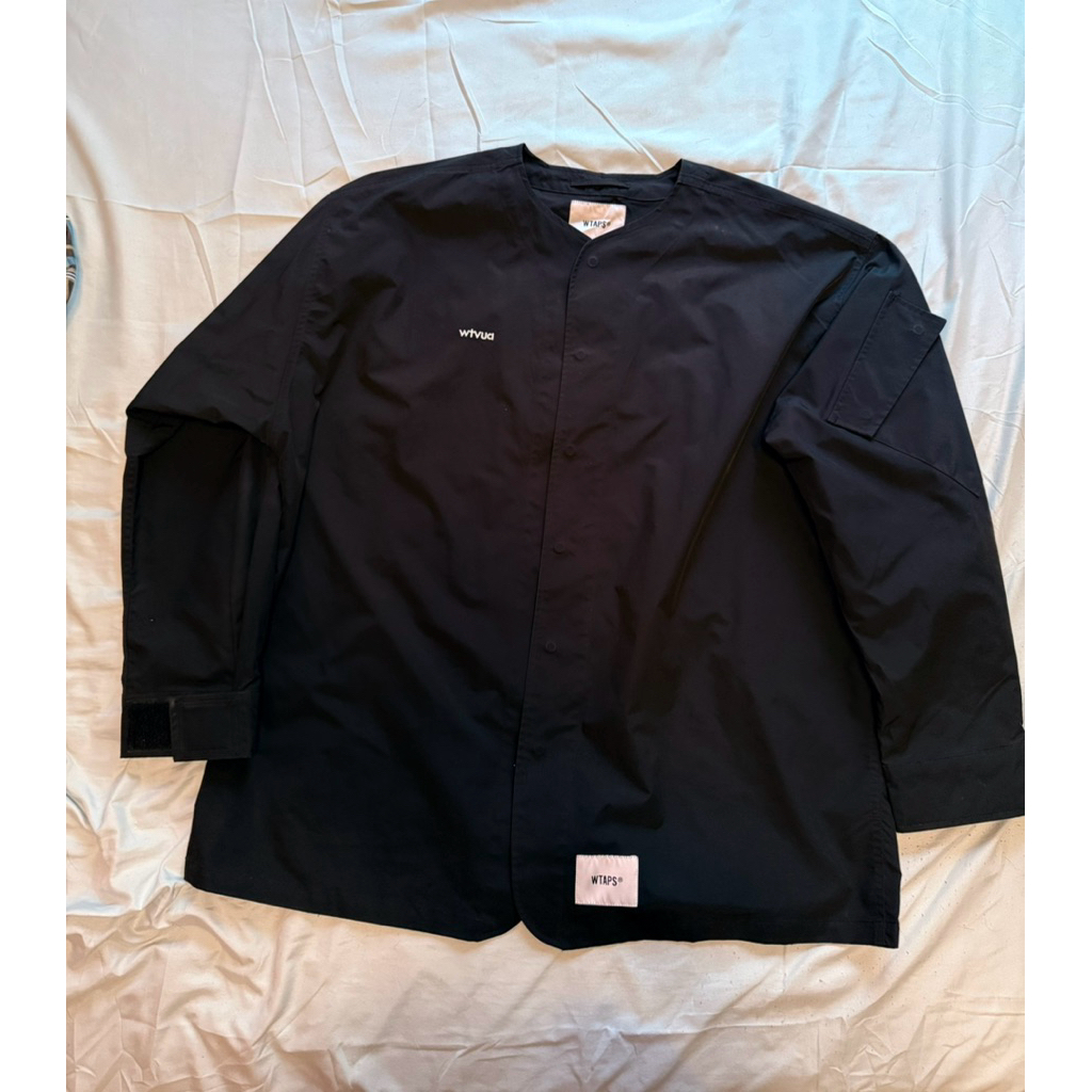 WTAPS SCOUT / LS /NYCO.TUSSAH BLACK M | wtaps scout ls nyco tussah