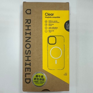 【H&D】現貨-犀牛盾 iPhone 15 ProMax Clear 抗黃化透明防摔磁吸手機殼 MagSafe相容