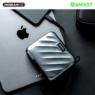 【隔日達｜55Wh可登機】ANFAST 行動電源 15000mAh 45W充筆電 免帶豆腐頭免帶線 自帶雙線 牆插 支架