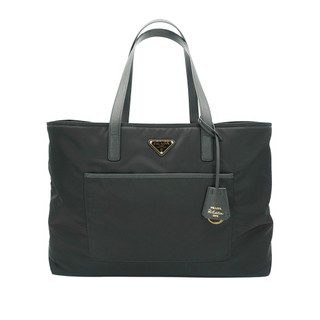 Prada Re-Edition 1978 再生尼龍金三角logo大號托特包(1BG527-黑)