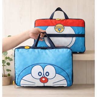 Baby Outdoor Gear 小叮噹手提衣物袋/叮噹貓登機旅行包/伸出圓手輕簡旅袋/摺疊式行李袋/旅行包/可套拉桿