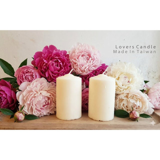台灣製6公分大豆蠟燭，soy candle,pillar candle●祈願蠟燭●台灣製造，無煙環保植物蠟燭