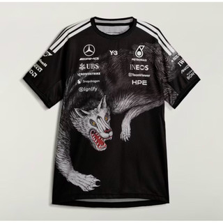 🇭🇺Y-3 MERCEDES - AMG PETRONAS F1 DRIVER 全狼選手排汗短t🇭🇺