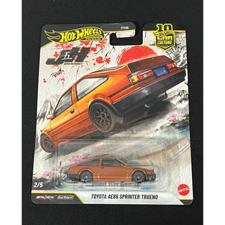 風火輪 hot wheels 汽車文化 JH5 豐田 toyota ae86 sprinter trueno 精裝 膠胎