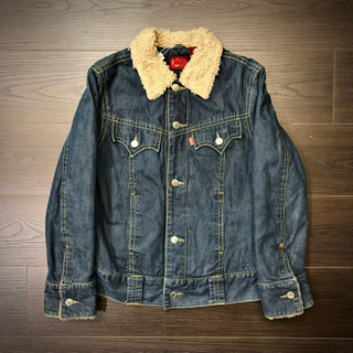 《595_Vintage》Levi’s Type 1 Jeans｜Sherpa Denim Trucker Jacket