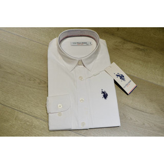 【全新✨U.S. POLO ASSN. SINCE 1890 白色🤍女長袖襯衫（M）】商務、休閒、時尚百搭
