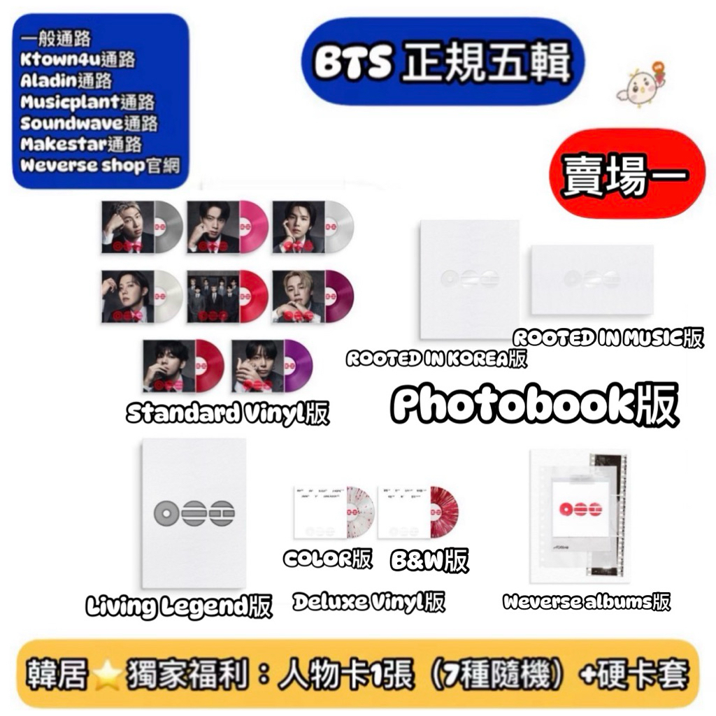 韓居🇰🇷預購獨家禮⭐️ BTS 防彈少年團 - 5TH ALBUM [ARIRANG] 正規五輯 專輯