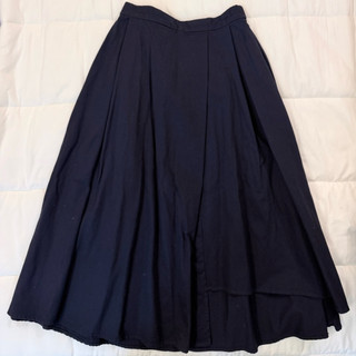 E hyphen world gallery 深藍色 純棉 長裙 NAVY F 9.9成新