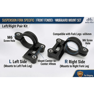 36mm inner diameter/X02B type front mudguard plastic mountin