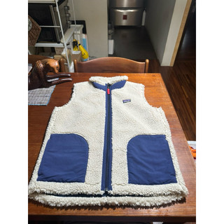 Patagonia背心 Retro-X Vest 女大童 XXL 全新 口袋藍色系