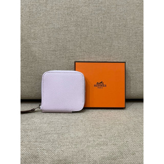 （全新） Hermes Silk’In 零錢包 夢幻紫/駿馬