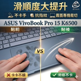 【Ezstick】ASUS VivoBook Pro 15 K6500 K6500ZC TOUCH PAD 觸控板保護貼
