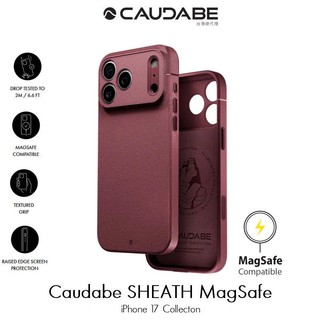Caudabe SHEATH iPhone 17 MagSafe 經典防摔磁吸保護殼 岩石紅