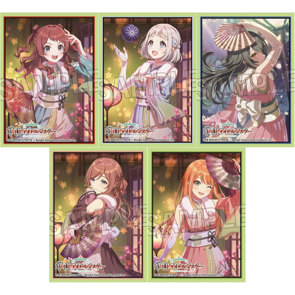 【角色卡套】 學園偶像大師 花海咲季 葛城莉莉亞 月村手毬 姬崎莉波 紫雲清夏 櫻花祭ver  角色收集卡套組