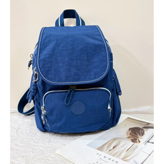 公司貨附發票Kipling 率性普魯士藍掀蓋後背包- City Pack Mini KPKI267072I10