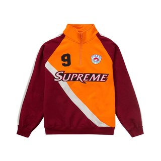 [現貨]Supreme Equipé Half Zip Sweatshirt 橘色L
