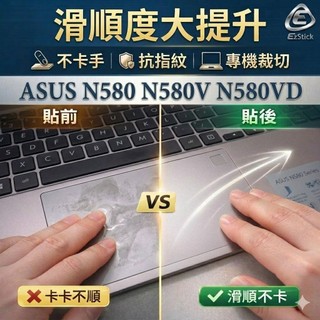 【Ezstick】ASUS N580 N580V N580VD TOUCH PAD 觸控板 保護貼
