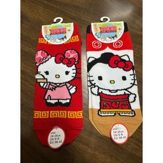 日本唐吉訶德限定發售～*三麗鷗Hello Kitty 襪子 靴下 著物 限定版