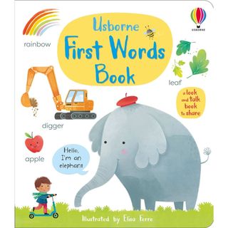 <Usborne> First Concepts系列 - First Words Book 硬頁書