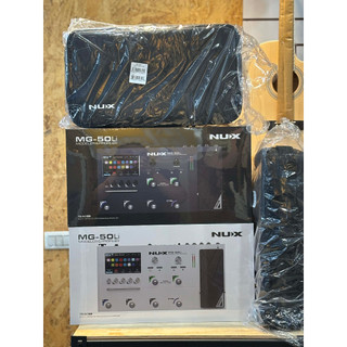 NUX MG-50 Li 綜合效果器 內建鋰電池 5吋大螢幕 多層取樣 支援App | 贈原廠超厚袋 踩釘帽 高級導線