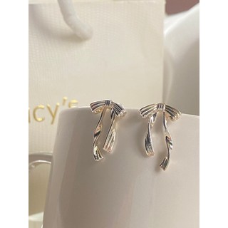 three₋three₋baby｜流光蝴蝶結 ✧ 925純銀耳環
