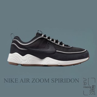 NIKE AIR ZOOM SPIRIDON 黑白 舒適 休閒 運動 男鞋 IO1907-045【Insane-21】