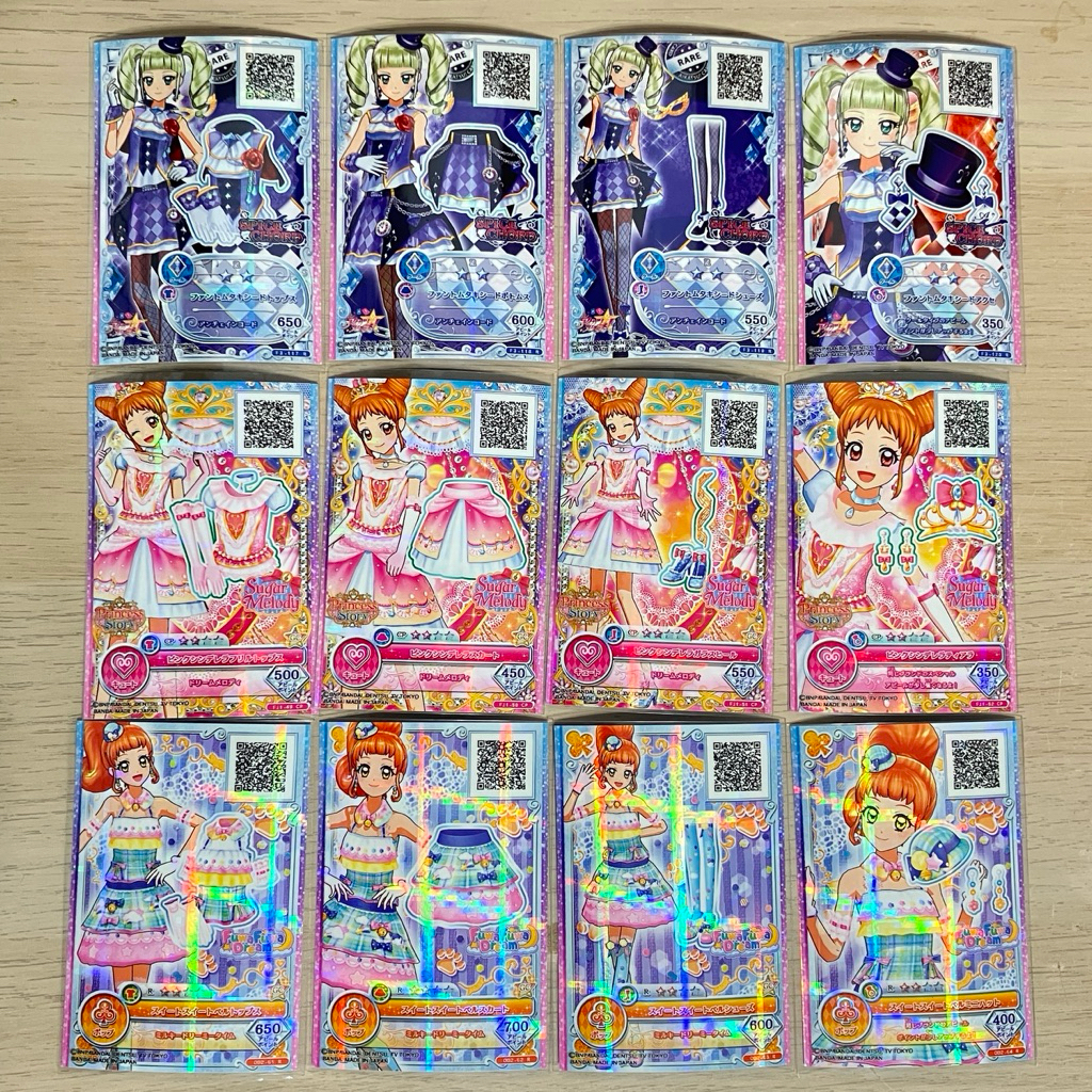 💖偶像學園系列💖偶像學園Aikatsu Friends/On Parade友情代/遊行代系列特殊卡面R卡