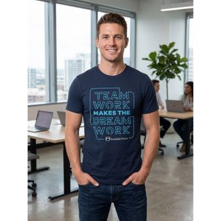 NEXT LEVEL APPAREL 美國品牌 全新 TEAM WORK 純棉短T 休閒上衣 大學t 短袖上衣 純棉服裝